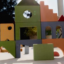 Toyto Blocks Building Blocks - Ξύλινα Τουβλάκια Γεωμετρικης Κατασκευής