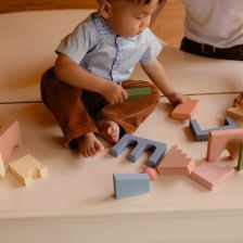 Toyto Blocks Building Blocks - Ξύλινα Τουβλάκια Γεωμετρικης Κατασκευής