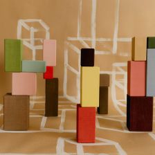 Toyto Rectangles - Ξυλινα Τουβλακια Κατασκευης & Συνθεσης