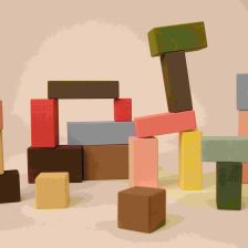 Toyto Rectangles - Ξυλινα Τουβλακια Κατασκευης & Συνθεσης