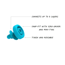MakeDo Scru Combo 160 - Σετ Βιδών Σύνδεσης