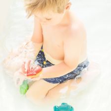 PlanToys Σετ Μπάνιου με Ζώα της Θάλασσας - Αισθητηριακό Παιχνίδι Νερού