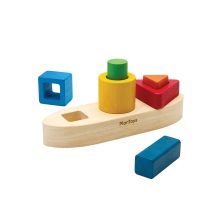 PlanToys Βάρκα Ταξινόμησης - Ξύλινο Παιχνίδι Σχημάτων