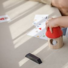 PlanToys Διαστημόπλοιο - Ξύλινο Παιχνίδι Λογικής με Κάρτες