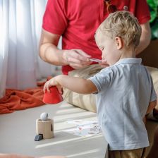 PlanToys Διαστημόπλοιο - Ξύλινο Παιχνίδι Λογικής με Κάρτες
