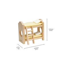 PlanToys Παιδικό Δωμάτιο Classic - Ξύλινο Σετ Επίπλων για Κουκλόσπιτο