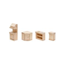 PlanToys Κουζίνα Classic - Ξύλινο Σετ Επίπλων για Κουκλόσπιτο