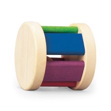 PlanToys Κύλινδρος - Ξύλινη Κουδουνίστρα Ρόλερ για Βρέφη