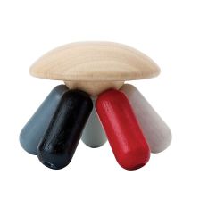PlanToys Μέδουσα high contrast - Ξύλινο Αισθητηριακό Παιχνίδι για Βρέφη