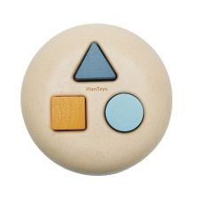 PlanToys Βάση με Γεωμετρικά Σχήματα - Ξύλινο Παιχνίδι Ταξινόμησης