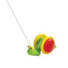 PlanToys Σαλιγκάρι – Ξύλινο Συρόμενο Παιχνίδι