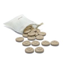 PlanToys Πετρούλες Αφής - Ξύλινο Αισθητηριακό Παιχνίδι Μνήμης & Αφής