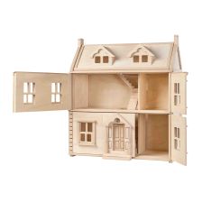 PlanToys Βικτωριανό Κουκλόσπιτο - Ξύλινο Κουκλόσπιτο 3 ορόφων