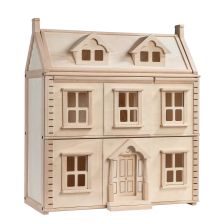 PlanToys Βικτωριανό Κουκλόσπιτο - Ξύλινο Κουκλόσπιτο 3 ορόφων