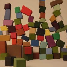 Toyto Oddy Cubes 1 – Ξύλινα Δημιουργικά Κυβάκια (82 τεμ.)