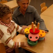 Toyto Round Stacking Tower - Ξυλινος Πυργος Στοιβαξης