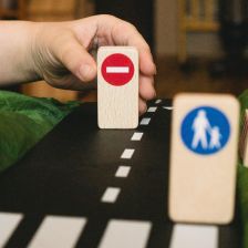 Waytoplay Traffic Signs - Ξύλινα Σήματα Κυκλοφορίας