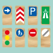 Waytoplay Traffic Signs - Ξύλινα Σήματα Κυκλοφορίας