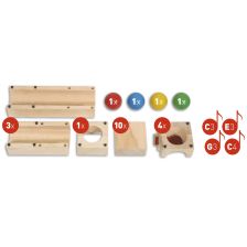 Xyloba Junior Maxi - Ξύλινη Μουσική Κατασκευή με Μπάλες (25 τεμ.)