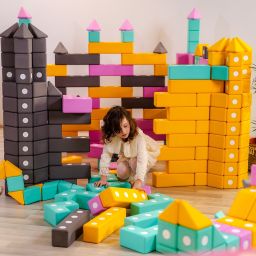 Tuki BUILDER – Αφρώδη Μαγνητικά Τουβλάκια