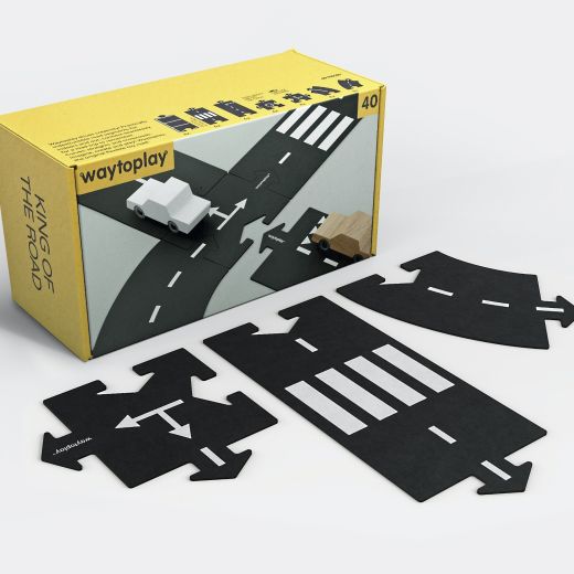 Waytoplay King of the Road – Σετ Αυτοκινητόδρομου (40 τεμ.)