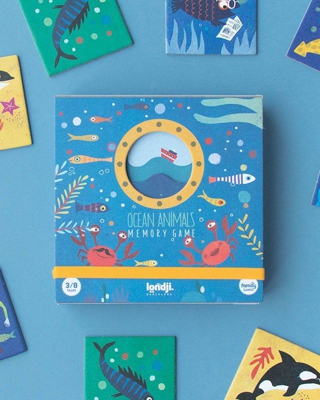 Londji Ocean Animals Memo - Παιχνίδι Μνήμης