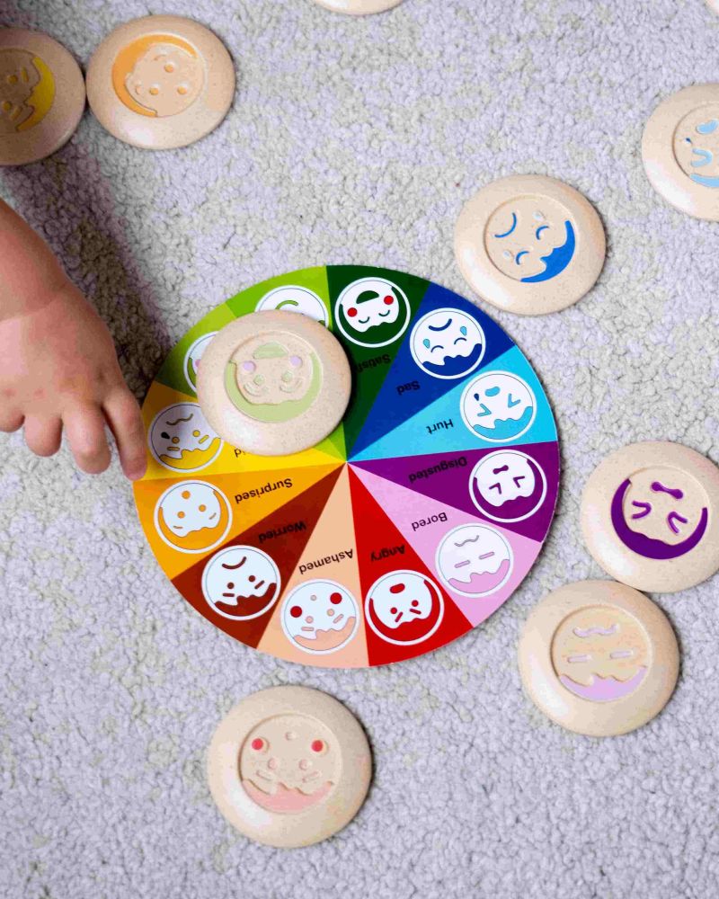 PlanToys Παιχνίδι Μνήμης με Συναισθήματα - Ξύλινο Εκπαιδευτικό Παιχνίδι