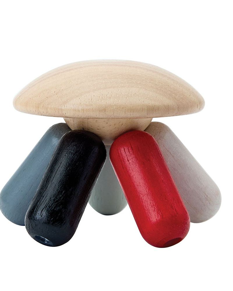 PlanToys Μέδουσα high contrast - Ξύλινο Αισθητηριακό Παιχνίδι για Βρέφη