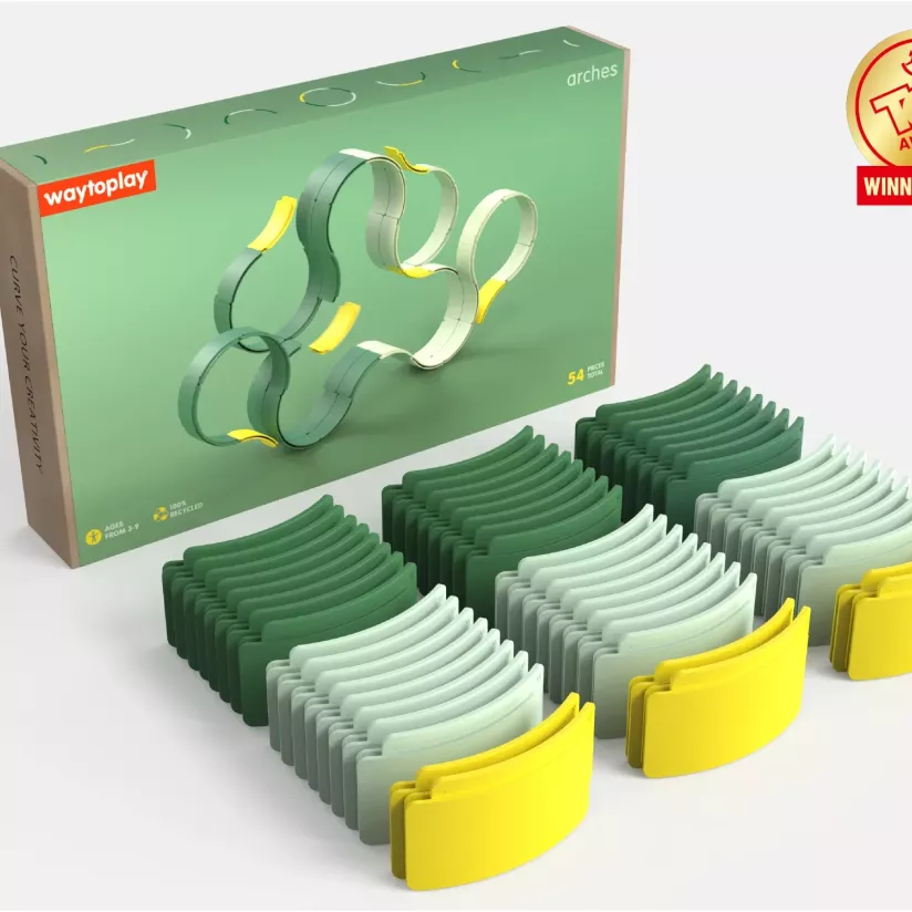 Waytoplay Arches Builder Set – Ευέλικτες Καμάρες Κατασκευής Δρόμων (54 τεμ)