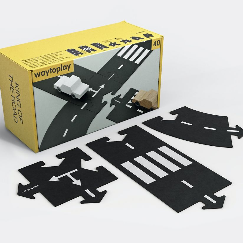 Waytoplay King of the Road – Σετ Αυτοκινητόδρομου (40 τεμ.)